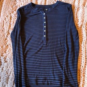 Stripped long sleeve T-shirt
